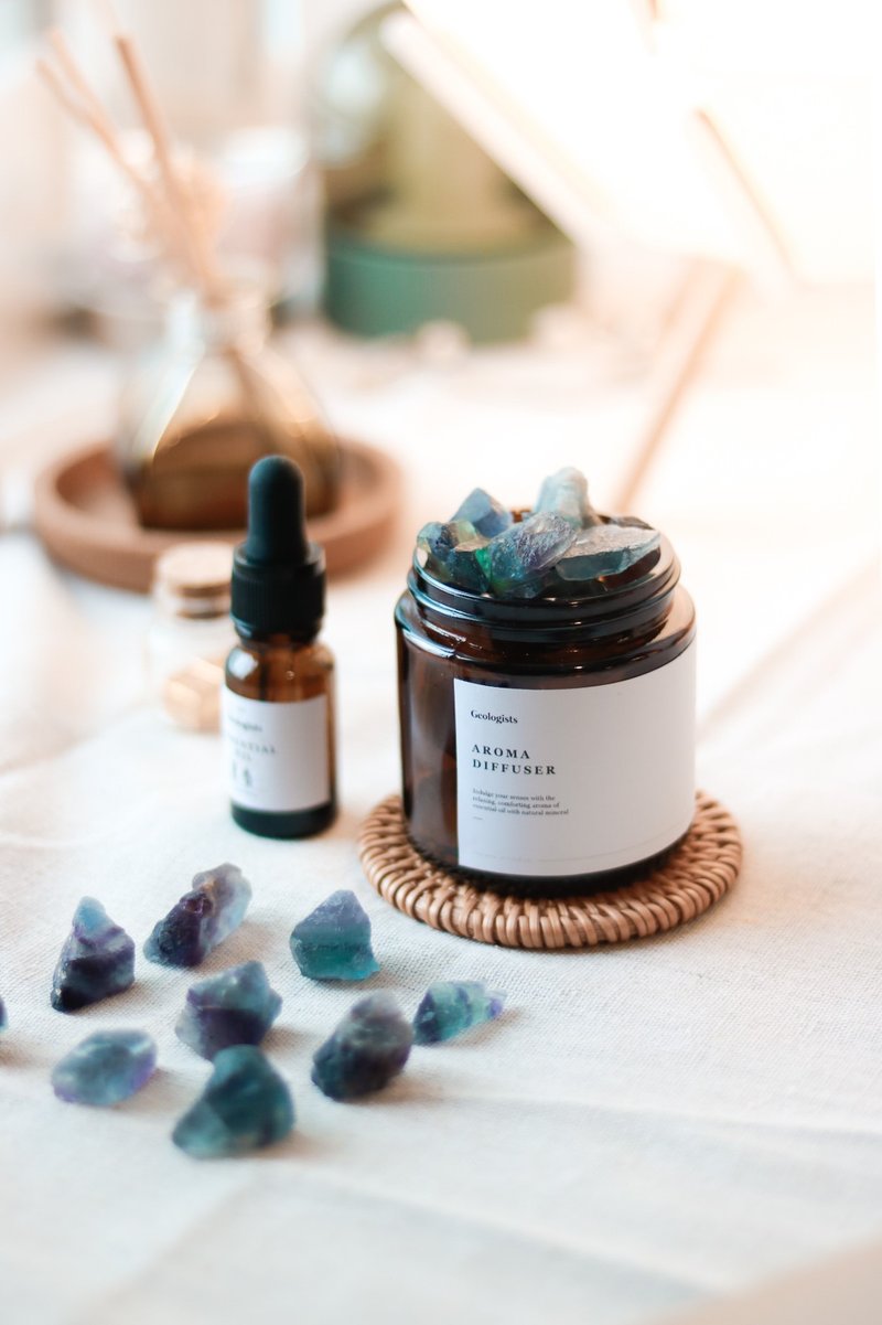 彩萤石 水晶扩香器 MINI | 开运小物 - 香薰/精油/线香 - 水晶 