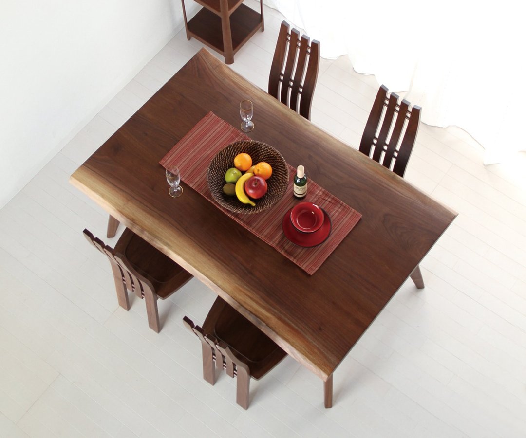 旭川家具 MUKU工房 Original M-餐桌 - 餐桌/书桌 - 木头 咖啡色