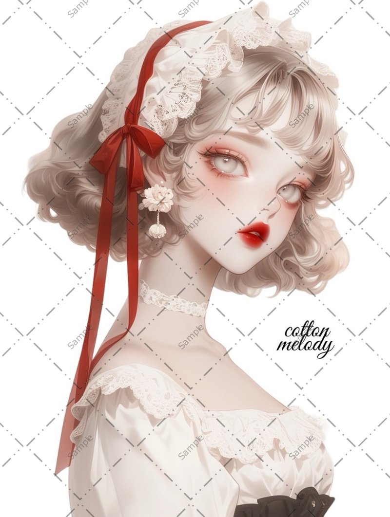 原创贴纸 No.967 人物贴纸 原创贴纸 人物贴纸 女孩贴纸 原创人物贴纸 - 贴纸 - 纸 