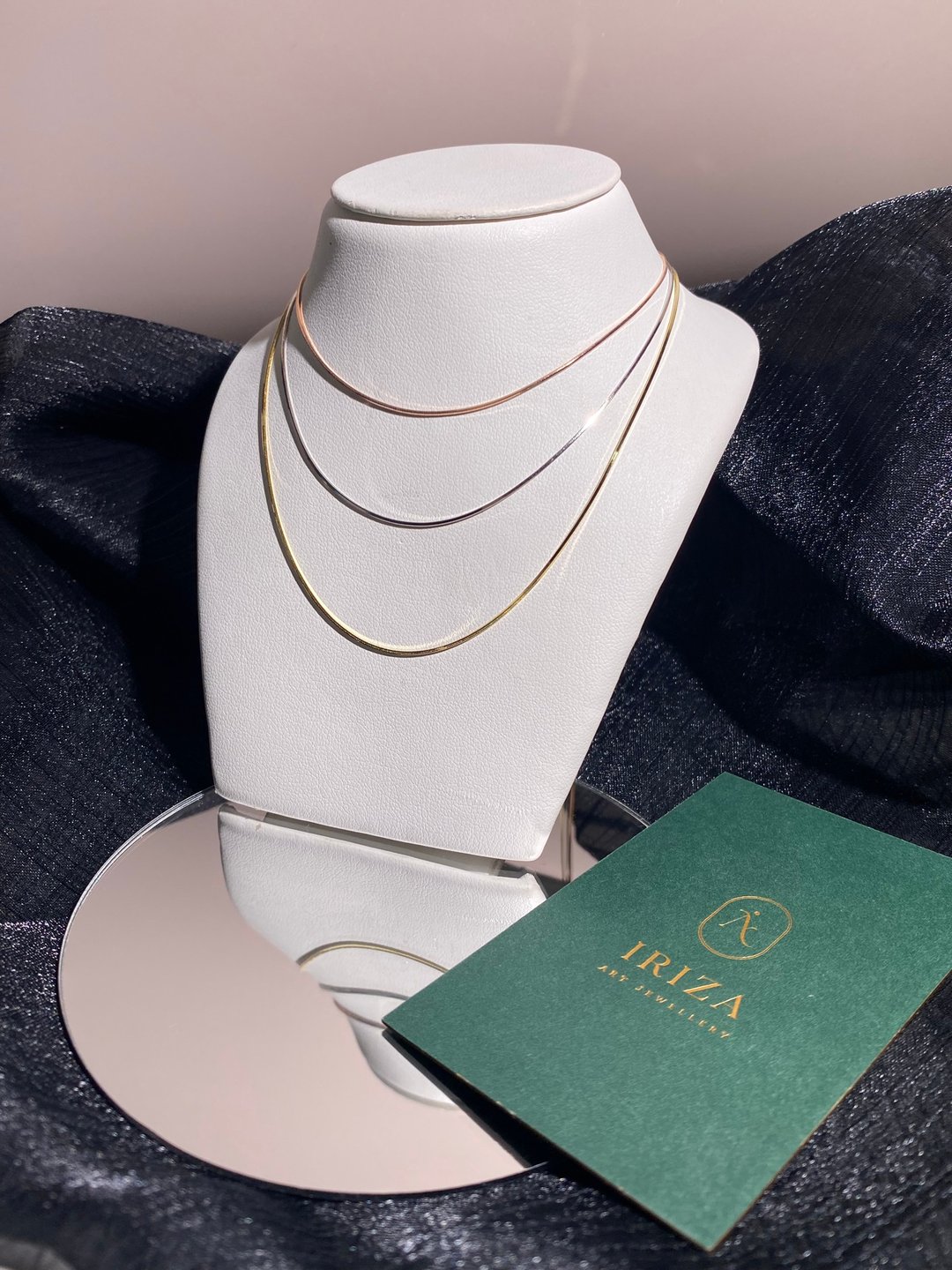 18K金意大利幼身蛇骨项链 Snake Necklace - 项链 - 贵金属 