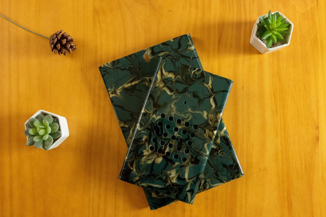 美纹系列 | 暗绿灵魂 | 压克力鹿板 | 鹿角蕨 - 植栽/盆栽 - 塑料 