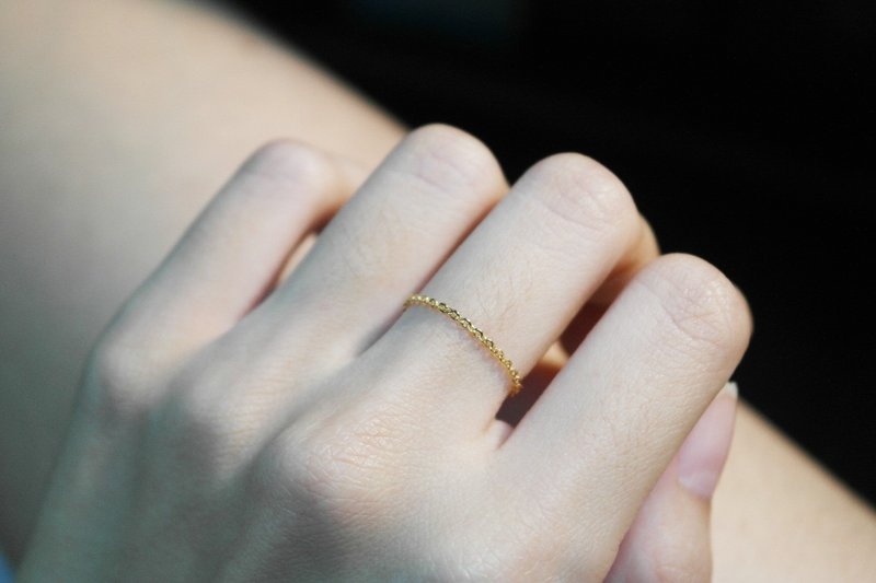 ::经典链戒:: 基本款 素面 链戒 - 戒指 - 宝石 