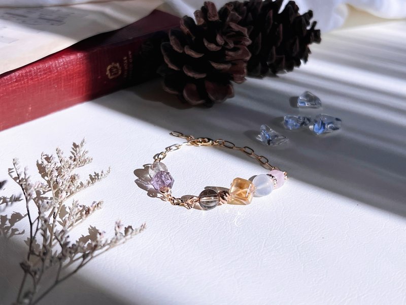 水晶手链X醉月 - 手链/手环 - 水晶 