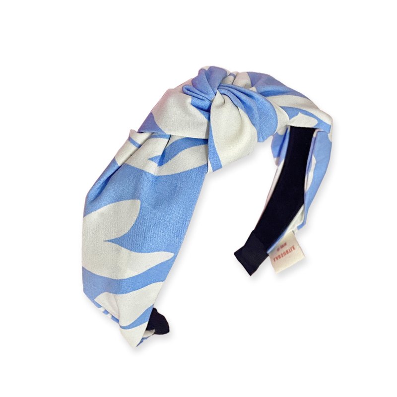 手工印花发箍 头箍 轻盈舒适 百变穿搭单品 独特印花发箍 - 发带/发箍 - 棉．麻 