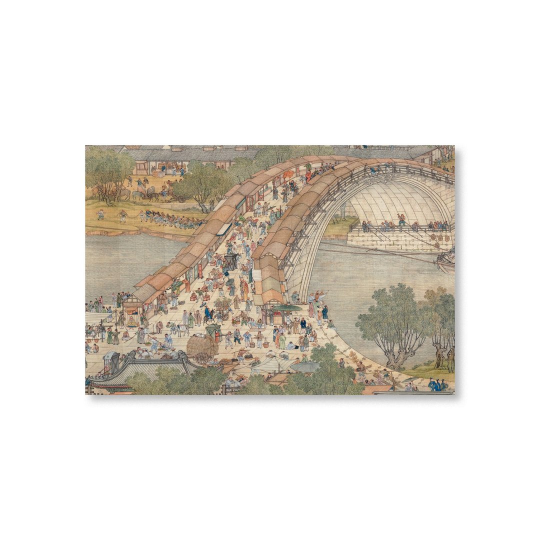 【明信片・Postcard】清院本・清明上河图 虹桥 - 卡片/明信片 - 纸 多色