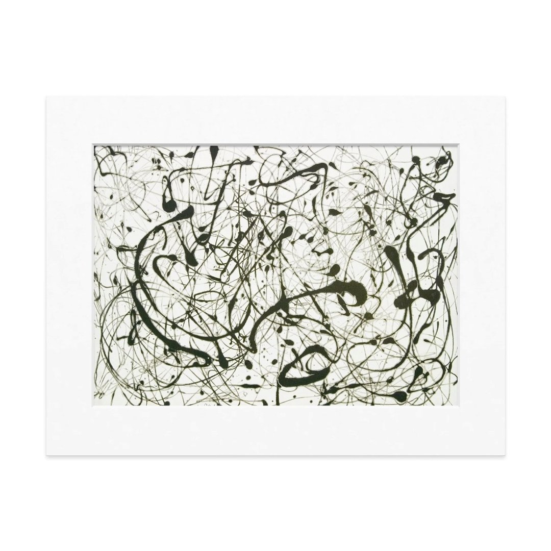 【原版海报】Pollock | Number 14 Gray Print - 海报/装饰画/版画 - 纸 
