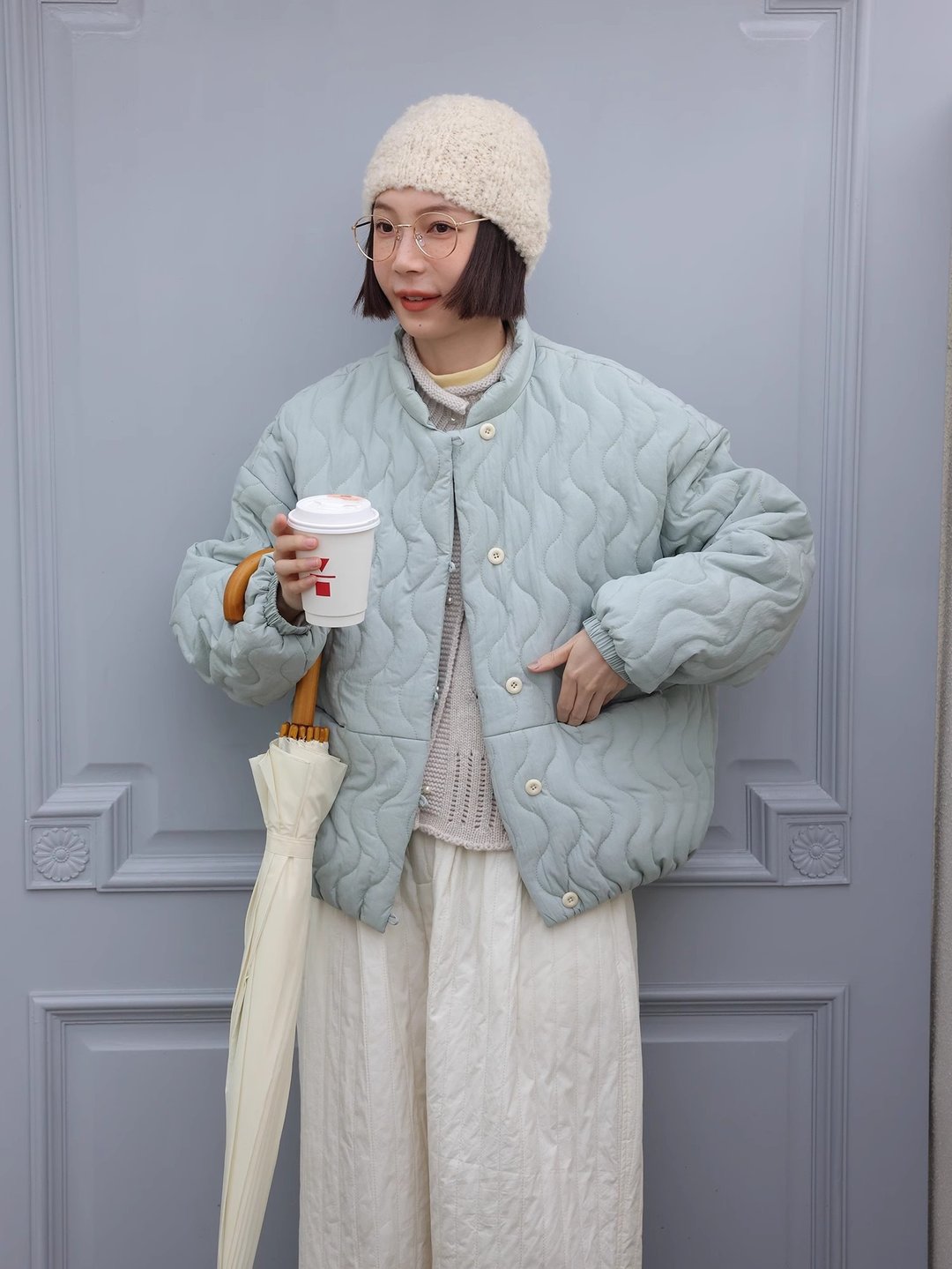 odd maker 3M新雪丽绗棉外套女冬季加厚保暖上衣 - 女装上衣 - 棉 
