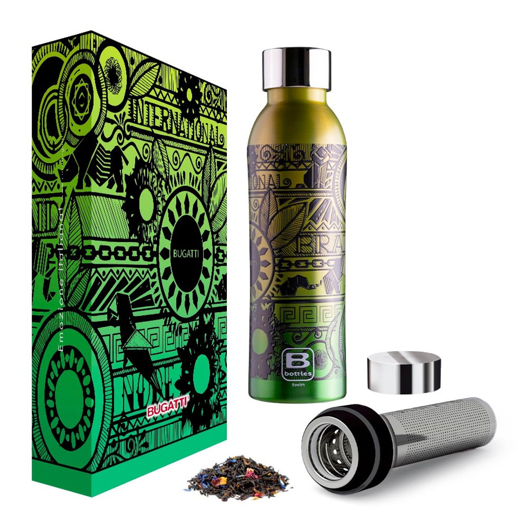 BUGATTI毛利图腾保温瓶500ml礼盒组 - 保温瓶/保温杯 - 不锈钢 多色