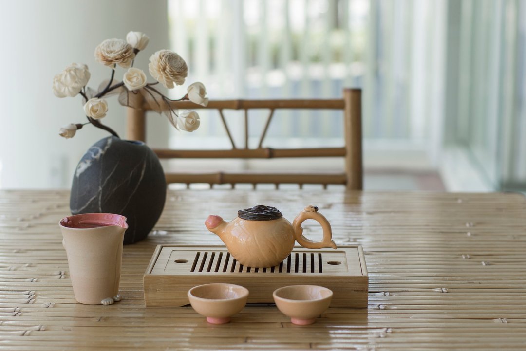 鸡鸡茶具礼盒组 - 茶具/茶杯 - 陶 橘色