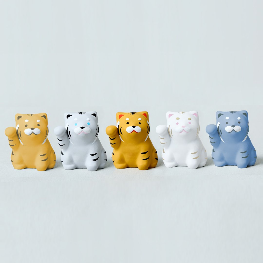 bengal tiger ✕ white tiger - 摆饰 - 塑料 橘色