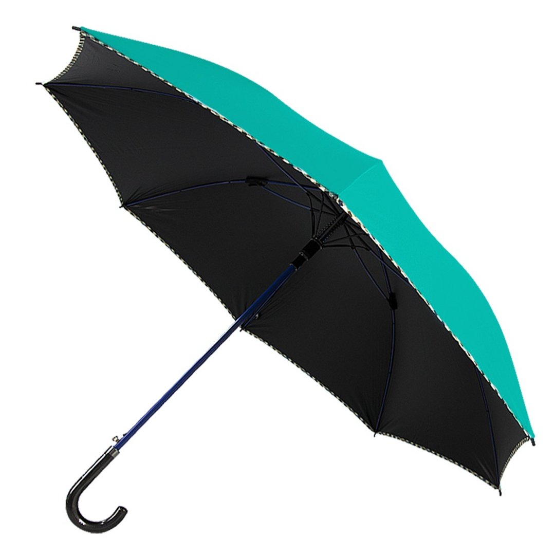 【TDN】公爵冷酷伞 超大伞面黑胶自动直立伞防雷击晴雨伞 (蒂芬蓝) - 雨伞/雨衣 - 防水材质 绿色