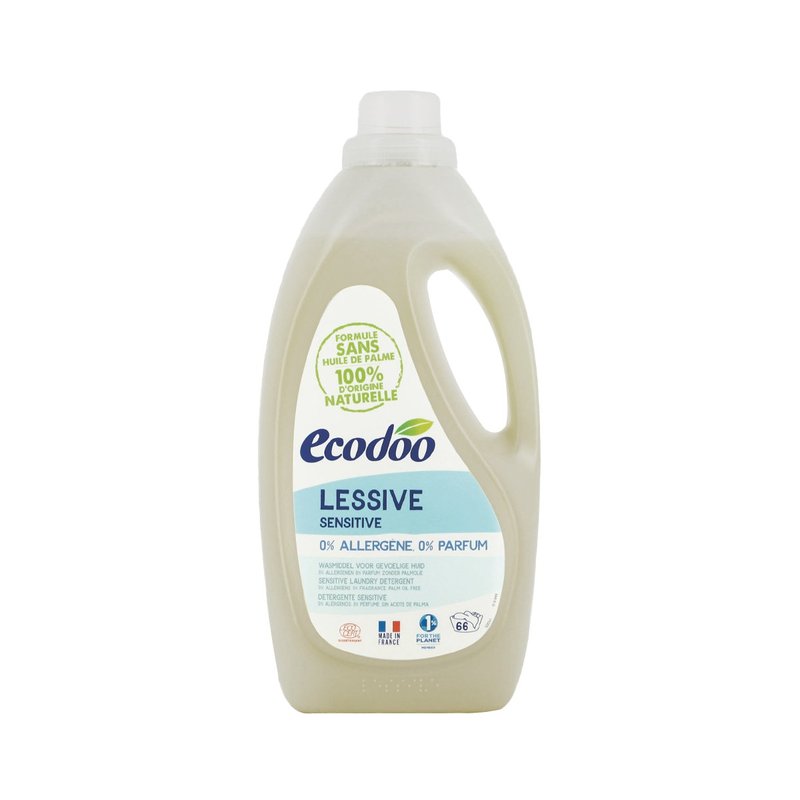 Ecodoo易可多 低泡沫环保洗衣精-低敏无香料2L(66次洗衣精) - 衣物清洁 - 其他材质 白色