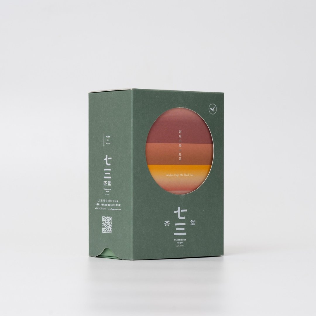 七三茶堂 精品原叶丨阿里山高山红茶 75g–精装盒 - 茶 - 纸 绿色