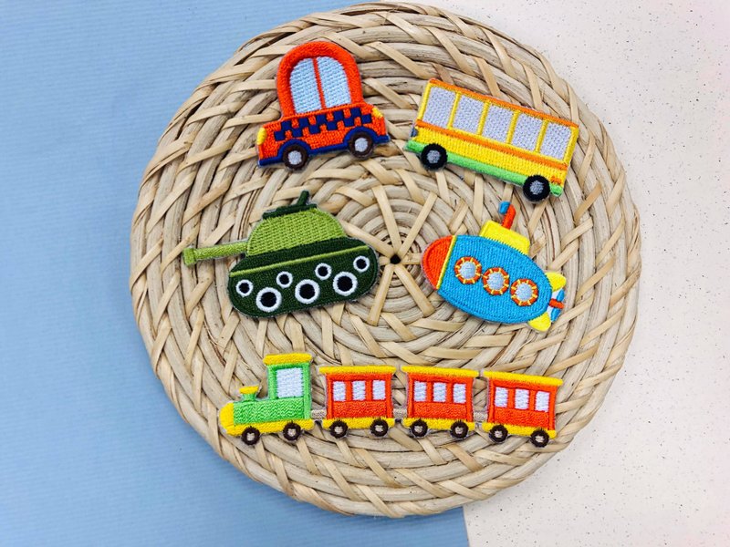 交通工具自黏绣布贴系列 - 其他 - 绣线 