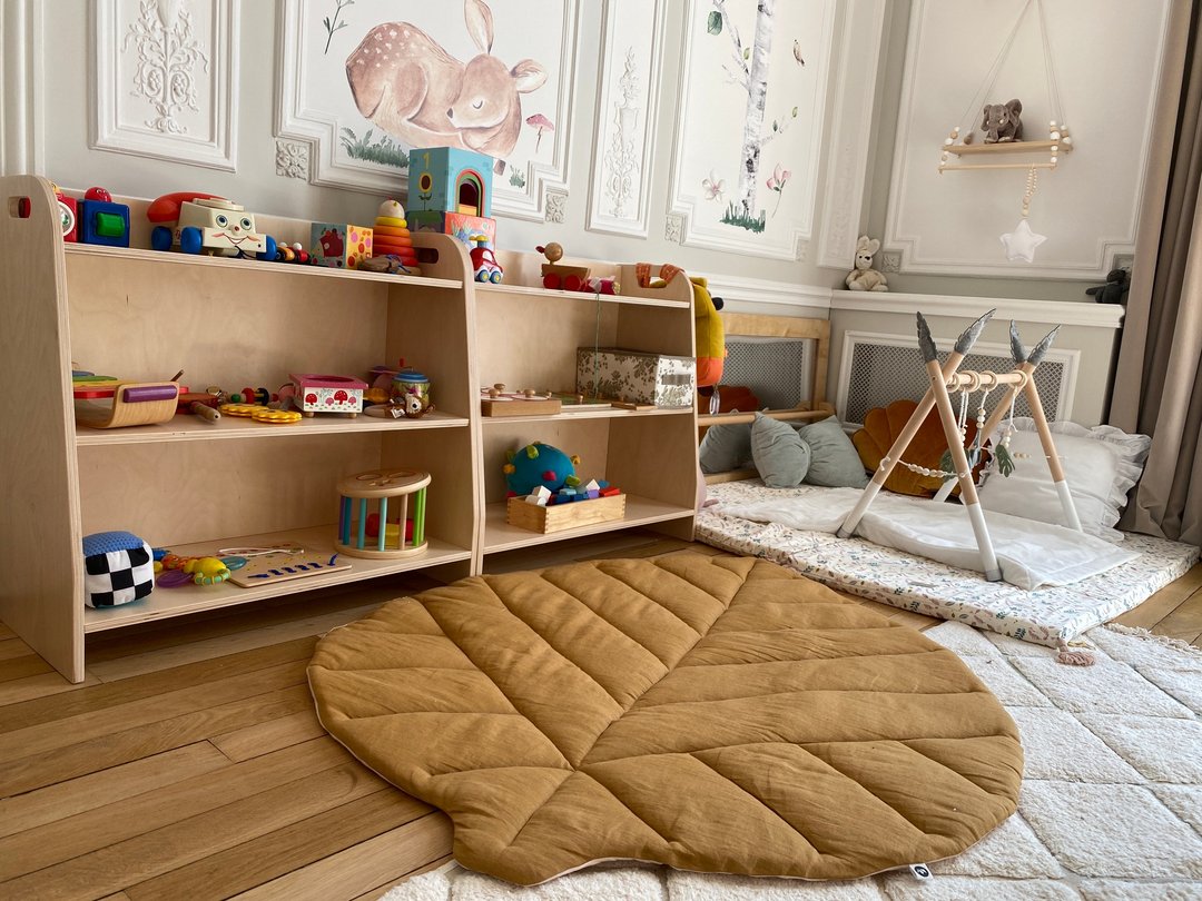 Leaf Play Mat - 儿童家具 - 其他材质 橘色