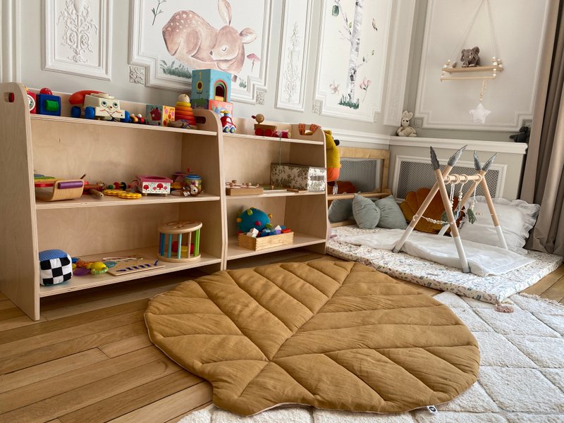 Leaf Play Mat - 儿童家具 - 其他材质 橘色