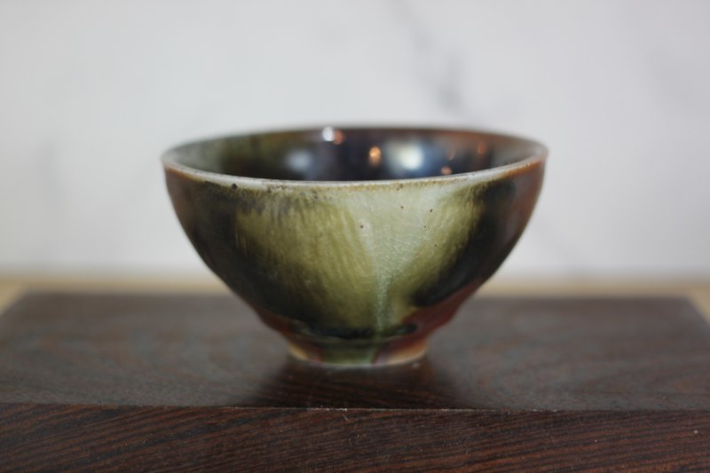 【送礼好物】120ml 天目釉 柴烧茶杯 茶碗 莺歌名家叶敏祥作品 - 茶具/茶杯 - 瓷 