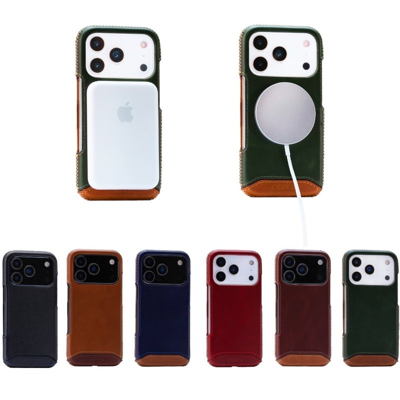 iPhone 17 Pro 经典系列-磁吸手机皮套-六色任选 - 手机壳/手机套 - 真皮 多色