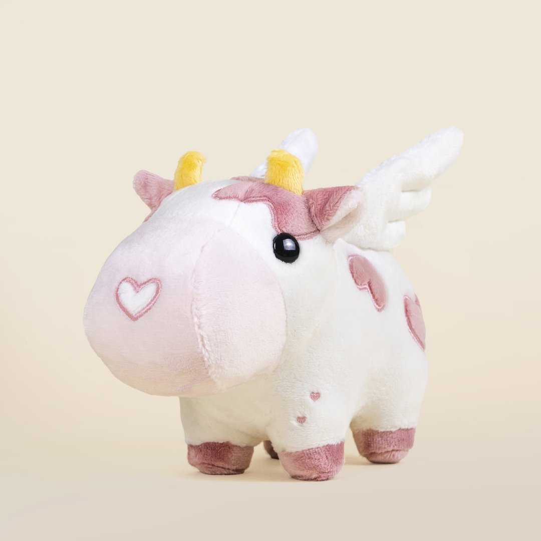 Bellzi | Mini Valentine Mooi 小情人节牛哞哞玩偶 - 玩偶/公仔 - 其他人造纤维 粉红色