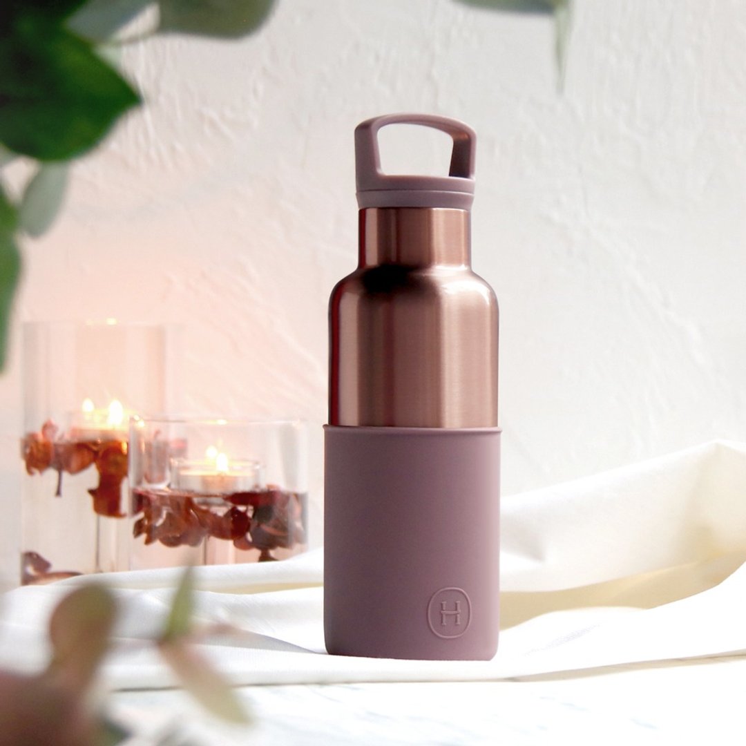CinCin Déco | 干燥玫瑰-蜜粉金瓶 小容量 480ml - 水瓶/水壶 - 其他金属 金色