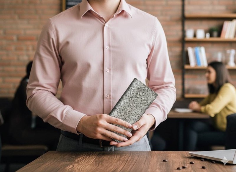 METAL BAO 金属二折长夹 - 皮夹/钱包 - 其他金属 灰色