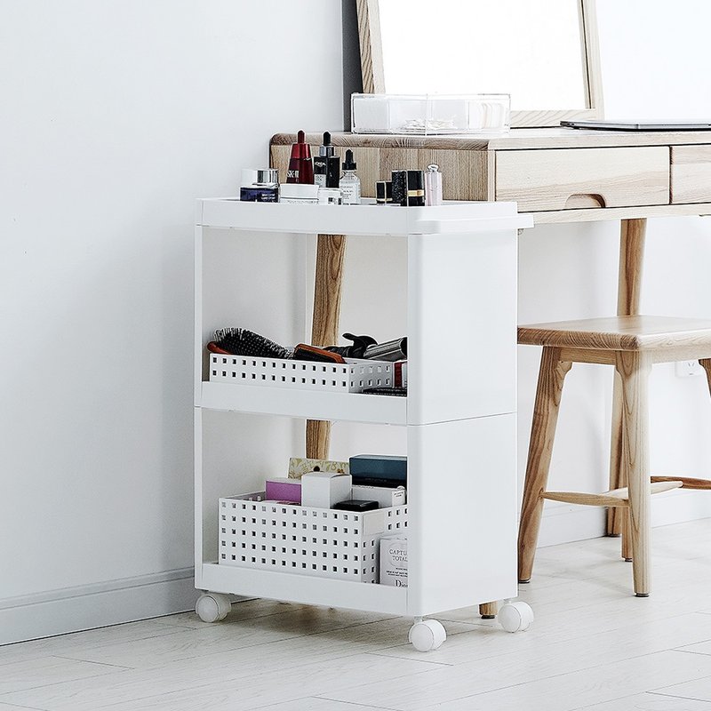 日本like-it 日制开架式隙缝收纳置物推车(宽25.5cm) 老师礼物 - 收纳用品 - 塑料 多色