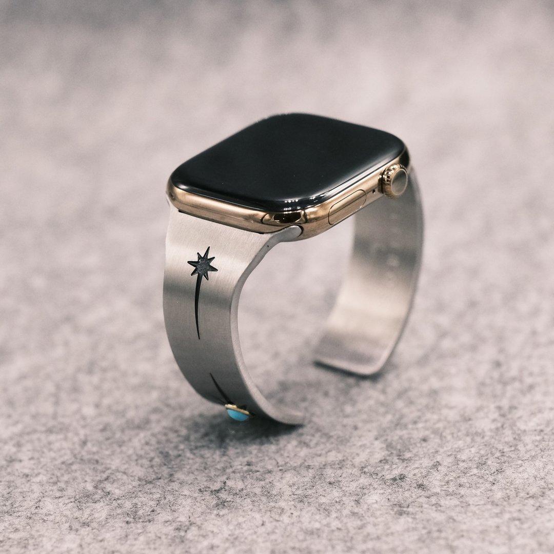 【时尚饰物】SOULITE 苹果手表手镯 Sunset Turquoise Bangle - 手链/手环 - 不锈钢 