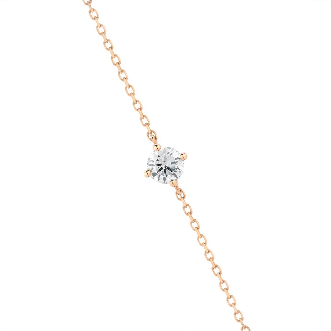 Essential 4P Bracelet 0.22 / 优雅本质四爪钻石手链0.22 - 手链/手环 - 贵金属 
