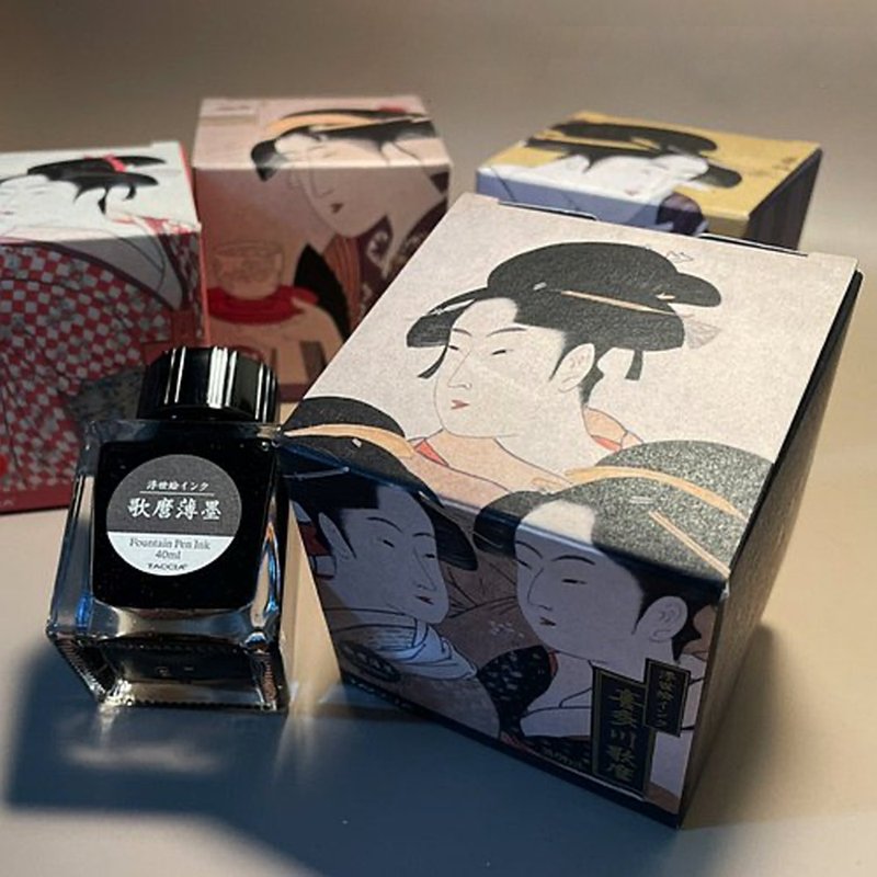 TACCIA 日本浮世绘 喜多川歌麿 40ML墨水(薄墨) - 墨水 - 其他材质 多色