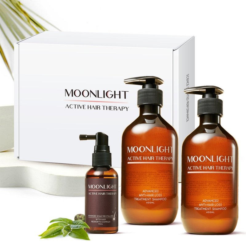Moonlight 进化版 巩固发根丰盈礼盒 - 洗发用品 - 其他材质 橘色