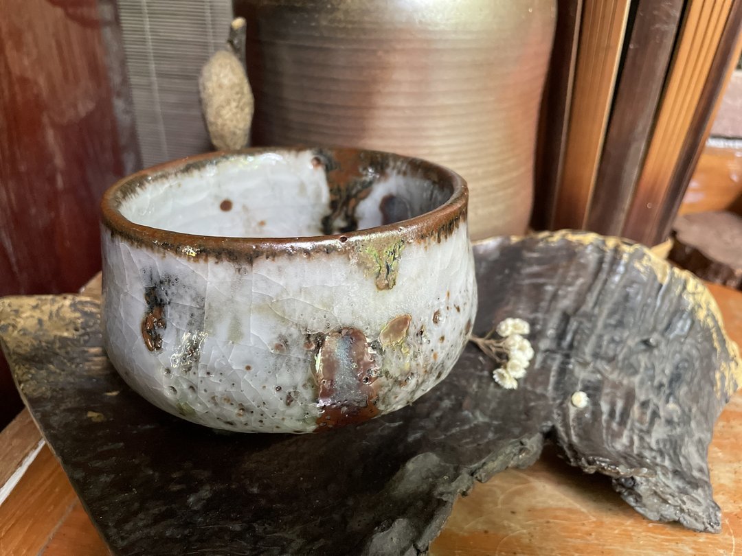志野茶碗 - 茶具/茶杯 - 陶 