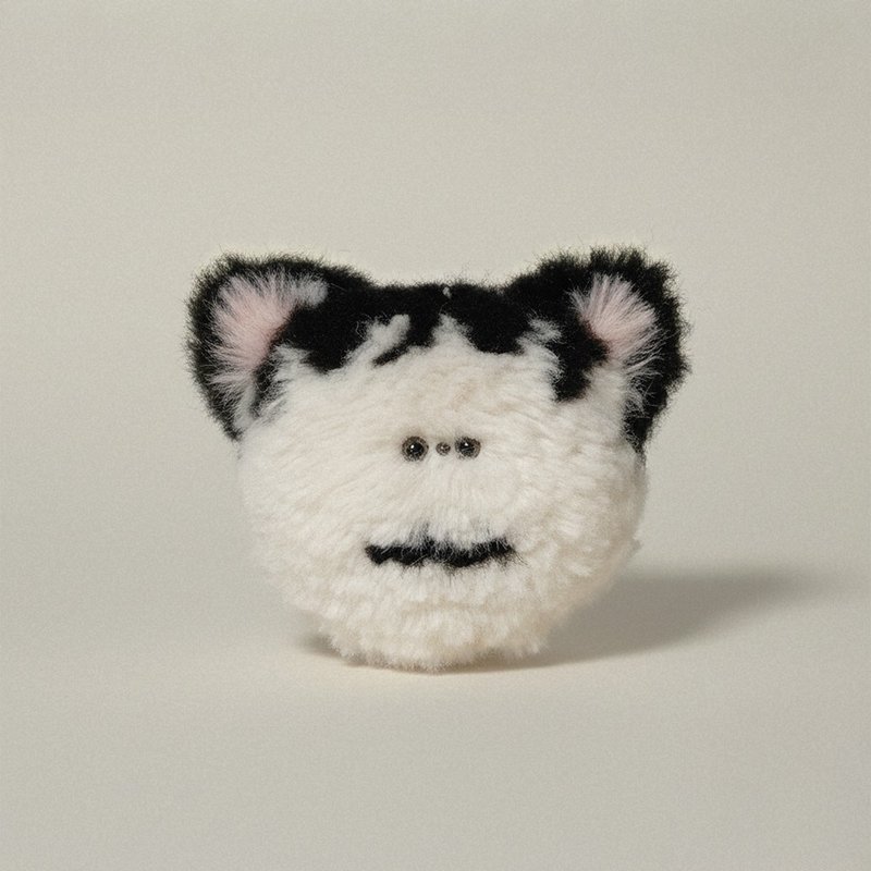 牛猫咪钥匙圈 - 钥匙链/钥匙包 - 其他材质 黑色