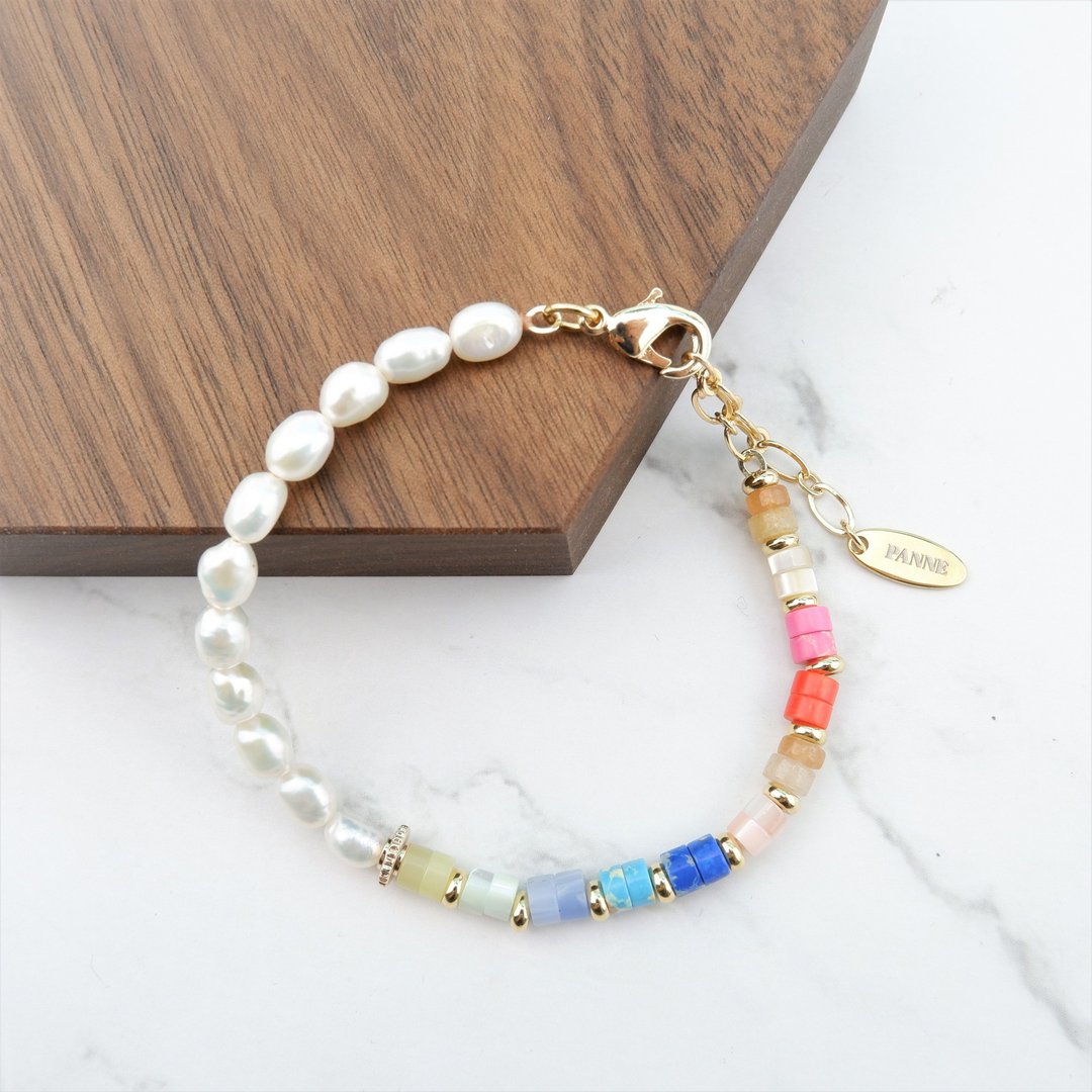 Freshwater Pearl Bracelet - 手链/手环 - 贝壳 多色