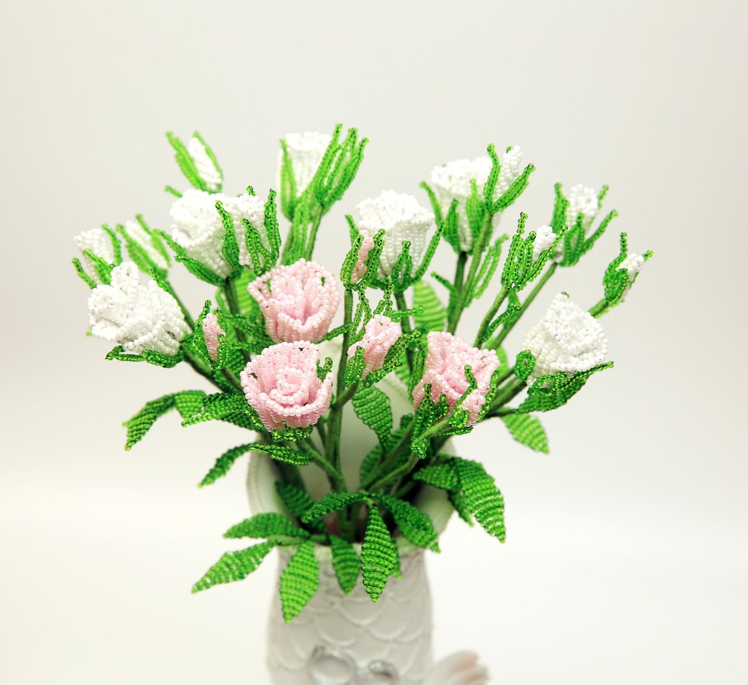 Digital Download - PDF | Beaded Flowers pattern | Roses - 手工艺教程/工具书 - 其他材质 