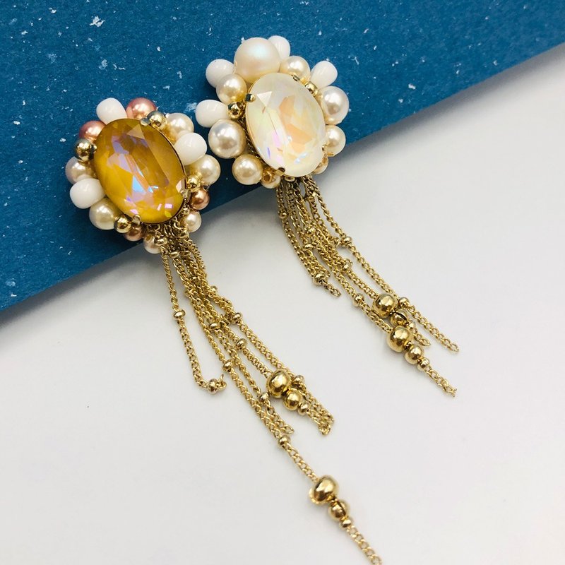 台北|珠绣DIY手作课程|F8.珊瑚泡泡水母耳环|双人优惠|文化币 - 金工/饰品 - 其他金属 