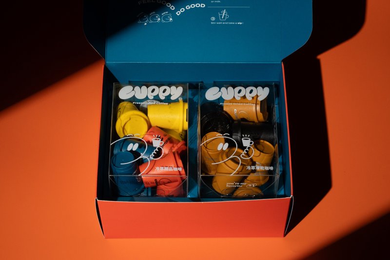 冷萃冻干咖啡礼盒组/经典(12入)+严选(艺伎+耶加雪菲(12入) - 健康/养生 - 浓缩/萃取物 橘色