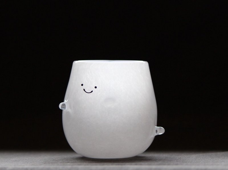 Ghost glass [white, 1 piece] - 玻璃杯 - 玻璃 