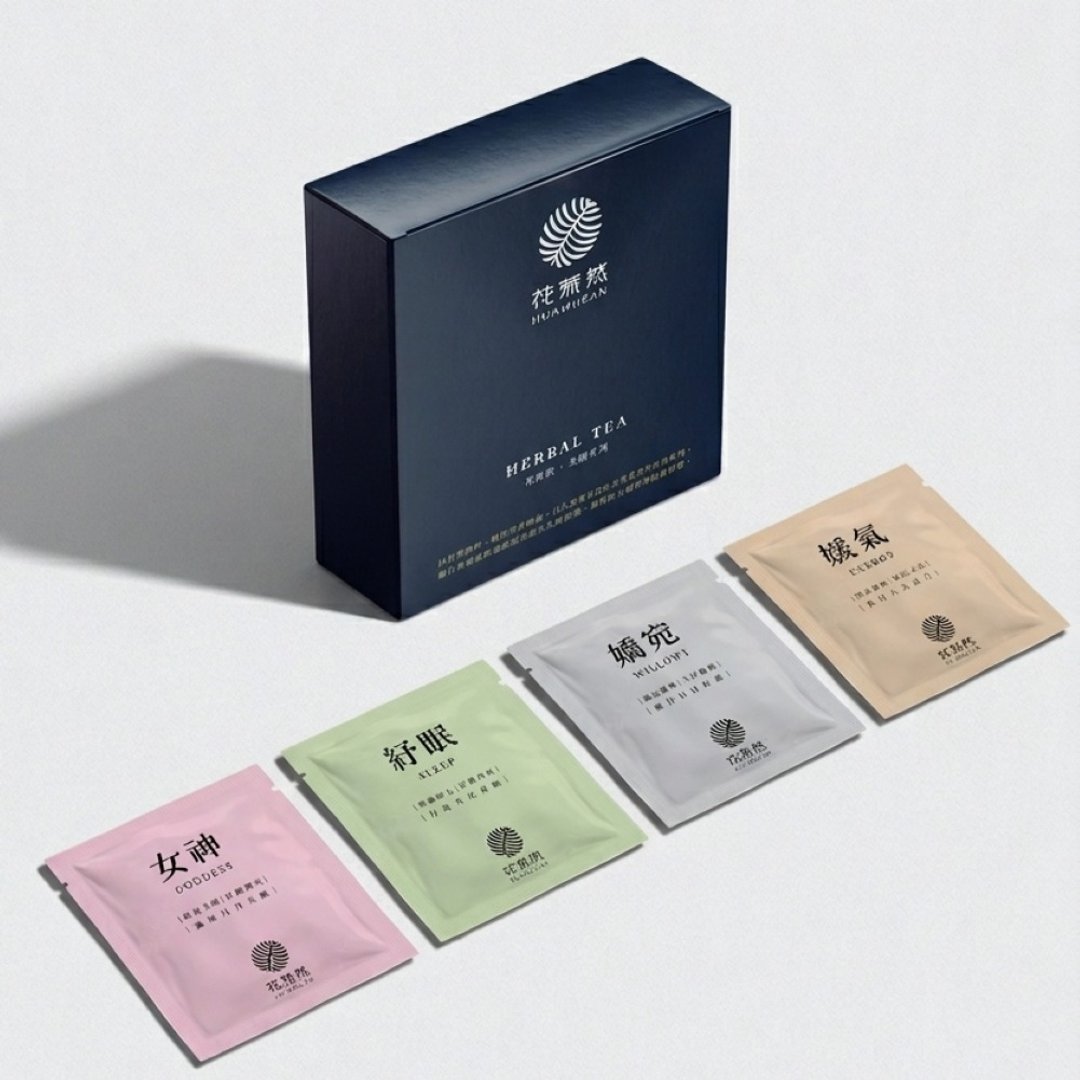 【花莯然】汉方茶 20 入礼盒 - 茶 - 其他材质 多色