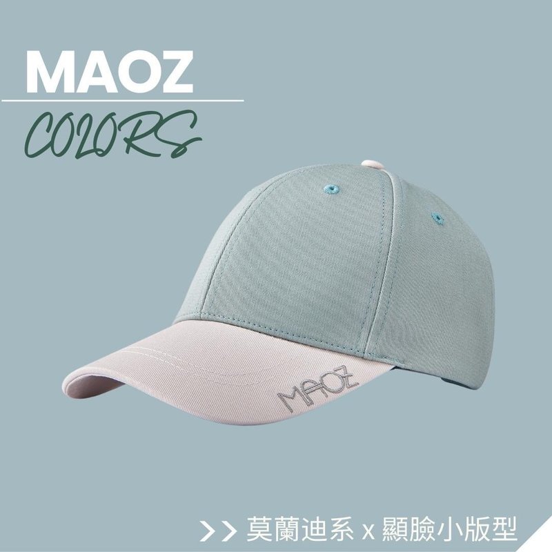 【MAOZ】Firenze翡冷灰绿棒球帽 - 帽子 - 棉．麻 透明