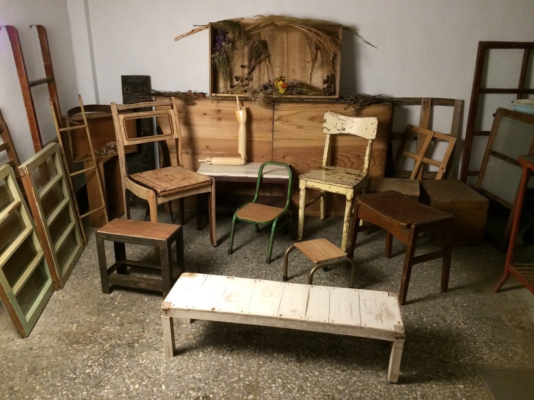 即时拍法式木椅凳儿童椅铁椅花台矮板凳藤椅金工业风复古道具乡村杂货zakka北欧风眷村轻食野餐厅露营新秘摄影ikea咖啡 - 其他家具 - 木头 咖啡色