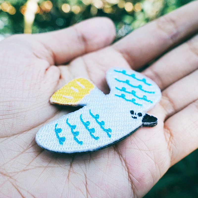 冒险家的勇敢徽章 / 飞鸟 - 胸针 - 绣线 