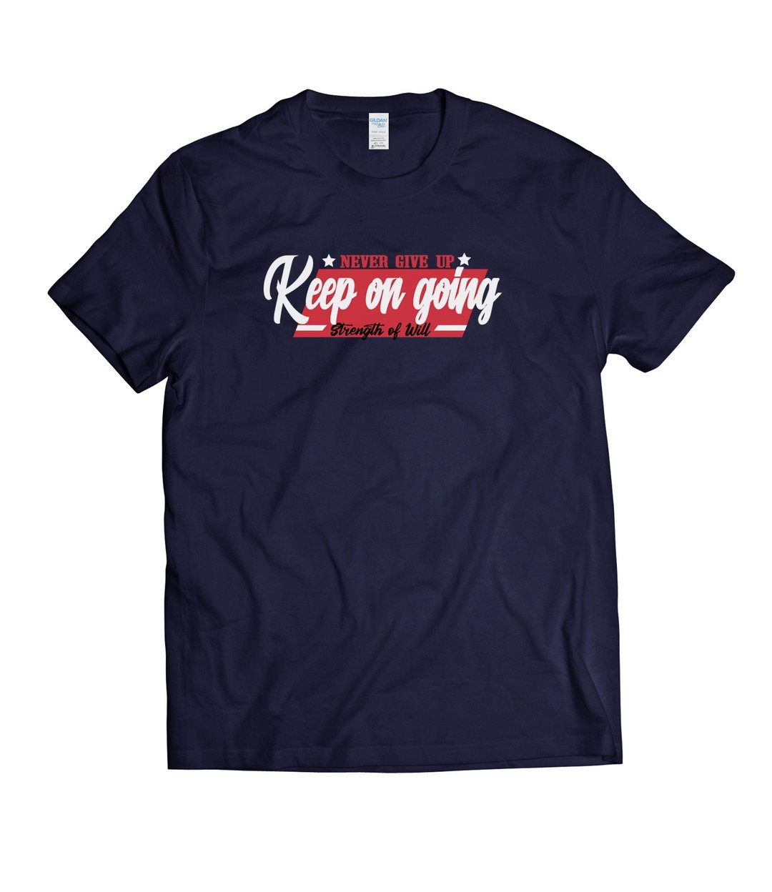 放手去做-T-shirt 白/黑/灰/藏青 - 男装上衣/T 恤 - 棉 多色