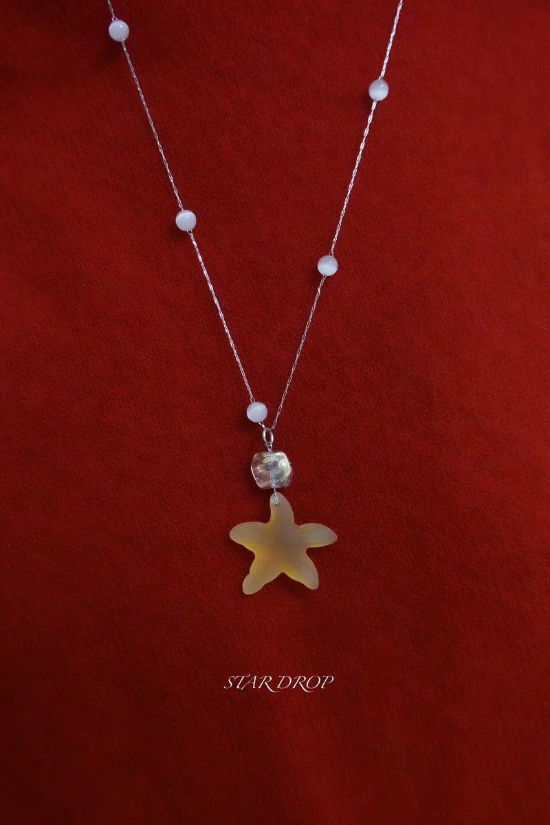 圣诞限定－STAR DROP 星芒项链 - 项链 - 不锈钢 