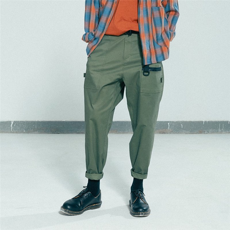 Tooling Trousers锥形工装长裤 日系军裤City Boy灰色/军绿色/黑 - 男士长裤 - 棉．麻 