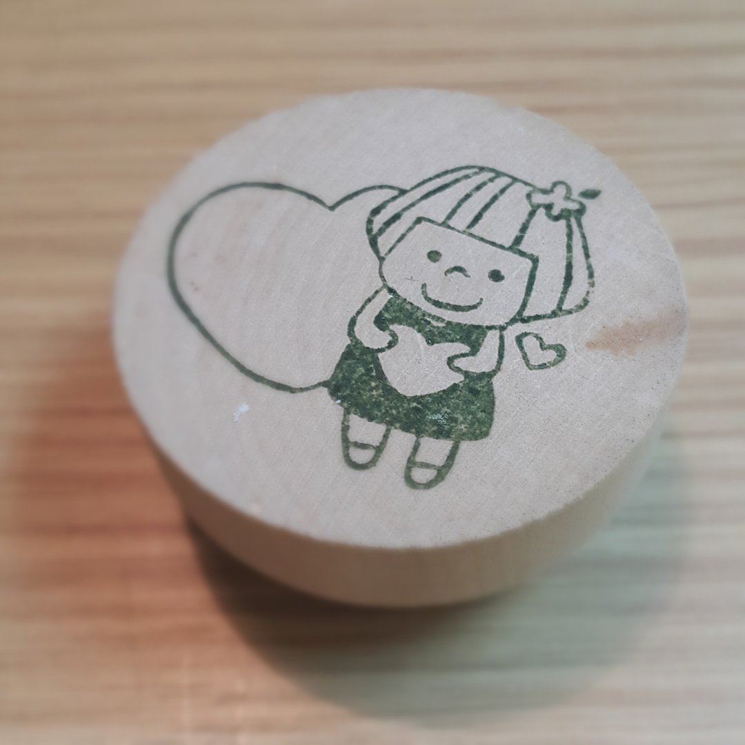 【Memo印章】爱心女孩 - 印章/印台 - 其他材质 