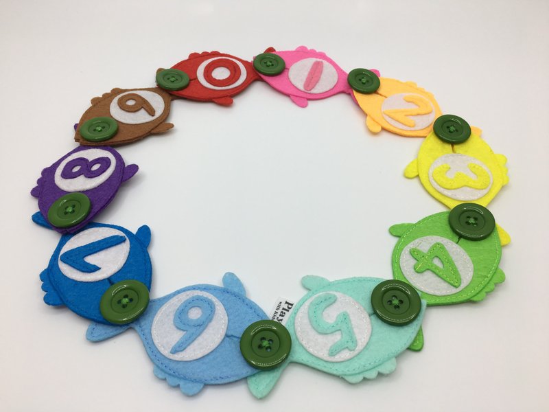 扣钮小鱼儿 - 玩具/玩偶 - 其他人造纤维 