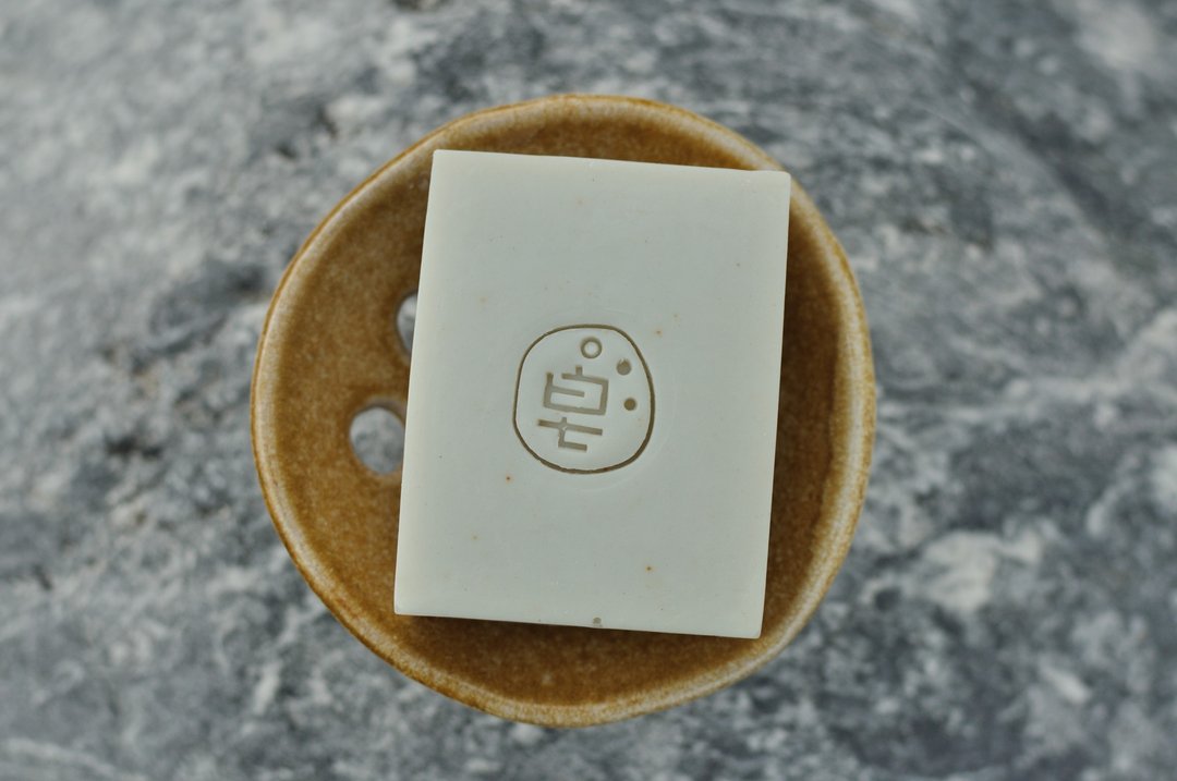 Heyu Soap ・手捏陶皂盘・陶土制・自然沥水・手工生活器皿 - 卫浴用品 - 陶 绿色