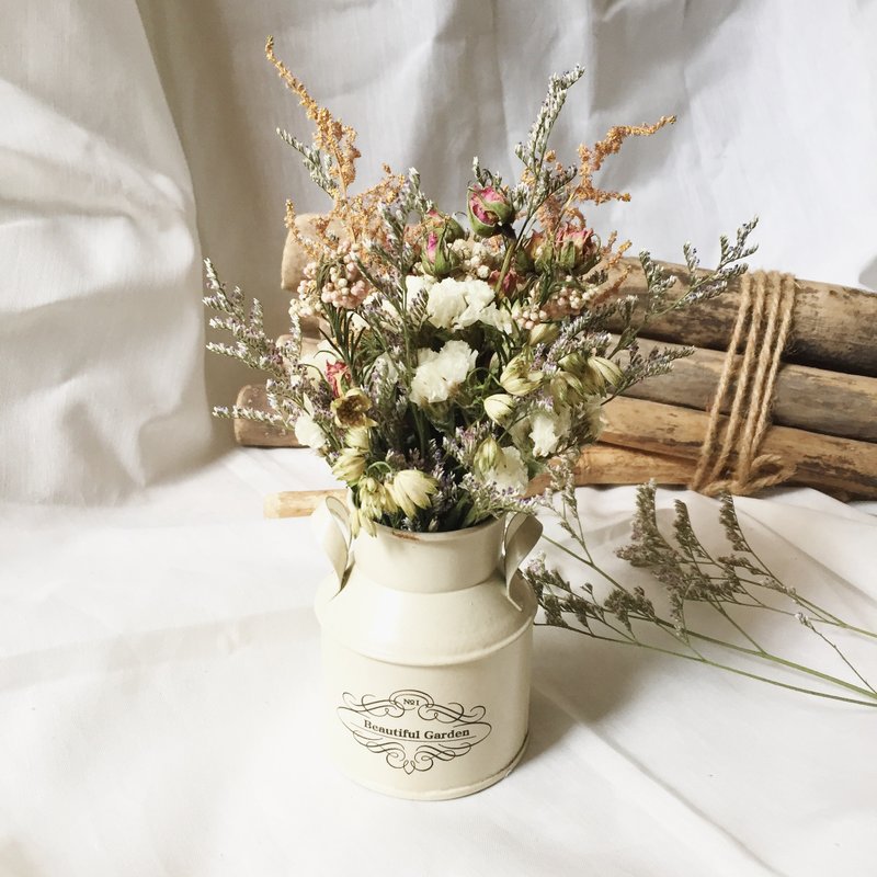 //乡村复古// 纯天然干燥花束 / 店面摆饰 办公小物 拍摄道具 - 干燥花/捧花 - 植物．花 卡其色