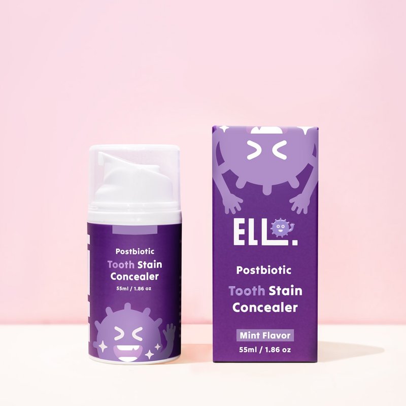 【NO.1热销品】ELLO研舒肌 Tooth 牙齿即刻焕白矫正膏 55ml 牙膏 - 牙刷/口腔清洁 - 浓缩/萃取物 紫色