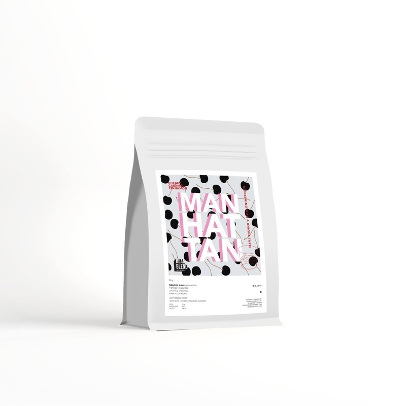 图表 |招牌混合咖啡豆 - 鸡尾酒会套装 - 曼顿 1000 克。 - 咖啡 - 其他材质 银色